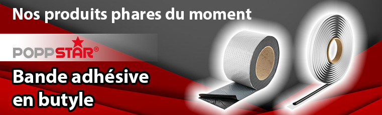 Produits en butyle Poppstar
